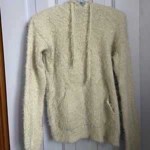 Long sleeve fuzzy hoodie